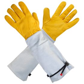 Rose Pruning Gardening Gloves for Men Women Long Thorn Proof Garden Gloves with Forearm Protection
