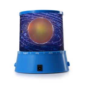 Kids Universe Projector Lamp Cordless Battery-Powered LED Night Light Colorful Decoration Holiday Lights