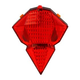Rechargeable Red LED Laser Bike Taillight