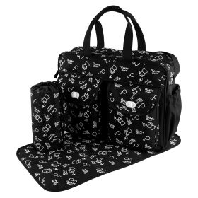 Diaper Bag Diaper Tote Bag plus Changing Pad Nappy Handbag Baby Travel Bag Waterproof BPA -Free for Girls and Boys
