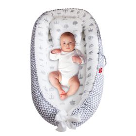 Portable Baby Lounger Baby Nest Reversible Infant Lounger Bed Newborn Breathable Crib For Babies Aged 0-12 Months
