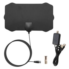 UHF/VHF HDTV Antenna 100 Miles Digital Amplified Indoor 1080P HD TV Antenna Aerial Freeview TV Channels 10ft Coax Cable