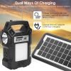 Portable Solar Power Station Rechargeable Backup Power Bank w/Flashlight 3 Lighting Bulbs For Camping Outage Garden Lamp Portable Solar Power Station Rechargeable Backup Power Bank w/Flashlight 3 Lighting Bulbs For Camping Outage Garden Lamp